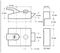 B-89-CH-CH-60 - Deadlocking Security Night Latch Lock, Chrome - 60mm Backset