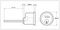 B-1109-SC - 1109 Replacement Rim Cylinder Lock with 2 Keys, Chrome