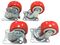 61301 - 50mm Swivel Castor Wheels, 4 Piece