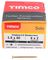 35050SOLOC - 3.5mm x 50mm Pozidriv Double Countersunk ZYP Solo Chipboard & Wood Screws, 200 Pack