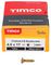 40017SOLOC - 4mm x 17mm Pozidriv Double Countersunk ZYP Solo Chipboard & Wood Screws, 200 Pack