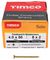 40050SOLOC - 4mm x 50mm Pozidriv Double Countersunk ZYP Solo Chipboard & Wood Screws, 200 Pack