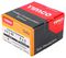 40050SOLOC - 4mm x 50mm Pozidriv Double Countersunk ZYP Solo Chipboard & Wood Screws, 200 Pack