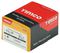 50025SOLOC - 5mm x 25mm Pozidriv Double Countersunk ZYP Solo Chipboard & Wood Screws, 200 Pack