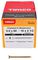 50060SOLOC - 5mm x 60mm Pozidriv Double Countersunk ZYP Solo Chipboard & Wood Screws, 200 Pack