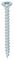 35035SOLOZ - 3.5mm x 35mm Pozidriv Double Countersunk ZP Solo Chipboard & Wood Screws, 200 Pack