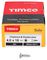 40015SOLOZ - 4mm x 15mm Pozidriv Double Countersunk ZP Solo Chipboard & Wood Screws, 200 Pack