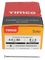 40080SOLOZ - 4mm x 80mm Pozidriv Double Countersunk ZP Solo Chipboard & Wood Screws, 200 Pack