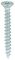 45040SOLOZ - 4.5mm x 40mm Pozidriv Double Countersunk ZP Solo Chipboard & Wood Screws, 200 Pack