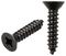 D03524 - 4.8mm x 12.5mm Pozidriv Countersunk Head Black Zinc Plated Self Tapping Screws, 50 Pack