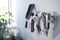 SH035-ALU - Wall Mounted Aluminium Storage Hook Rail Kit