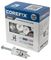 CFX124CS - M5 x 40mm Spike No Drill Self Driving Plasterboard Wall Fixings, 24 Pack