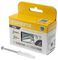 CFX503CS - 6mm x 36mm One Universal Plasterboard & Masonry Wall Plugs & Screws Fixing Kit, 24 Pack