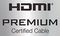 C-HDMI2.0-2-X-BL - Premium High Speed 4K UHD HDMI Lead with Ethernet, Male to Male, 24K Gold Connectors, Blister Packed, 2m Black