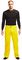 70480 310 M - Voss Trousers, Waterproof - Yellow Medium