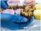 38996 - Delight PF Premium Blue Food Grade Vinyl Gloves - Small, 100 Pack