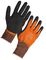 PG20182 - Latex Dual Dipped Water Resistant Gloves, Orange/Black Medium