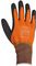 PG20182 - Latex Dual Dipped Water Resistant Gloves, Orange/Black Medium
