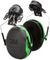 X1P3 - 26 dB P3E Helmet Mounted Ear Defenders, Black/Green