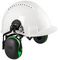 X1P3 - 26 dB P3E Helmet Mounted Ear Defenders, Black/Green