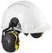 X2P3 - 31 dB P3E Helmet Mounted Ear Defenders, Black/Yellow