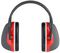 X3A - 33 dB Headband Ear Defenders, Black/Red