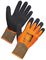 PG24182 - Latex Dual Dipped Water Repellent Thermal Gloves, Orange/Black - Medium