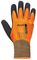 PG24182 - Latex Dual Dipped Water Repellent Thermal Gloves, Orange/Black - Medium