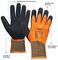 PG24182 - Latex Dual Dipped Water Repellent Thermal Gloves, Orange/Black - Medium