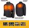 DCHJ093D1-L - 18V XR Heated Water Resistant Lightweight Puffer Jacket Kit - Black, Large
