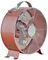 COL1292 - 8" Copper Effect Clock Fan