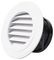 E850W - Wall Air Vent with Inner Mesh, 100mm, White
