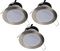 49782 - Pack of 3 4.5W LED Brushed Chrome Downlights