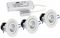 14407 - Pack of 3 5W Tilting LED White Downlights