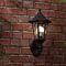 17250 - Mayfair Dusk to Dawn Outdoor Wall Lantern, Black IP44