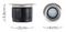 16674 - 40mm LED Decking Lights, White 20 Pack