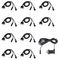 18924 - 40mm LED Decking Lights, Warm White 10 Pack