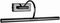 18058 - Capri Twin Picture Light, Black Chrome