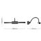 18058 - Capri Twin Picture Light, Black Chrome