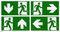 8437 - 3W LED Maintained Emergency Exit Bulkhead