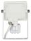 435 VT-10-S - 10W LED Floodlight with PIR, 6400K, 800lm, White, IP65