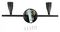 8269 VT-810 - 9W Twin LED Wall Lamp, 720lm, 4000K, Black