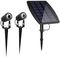 SS9998 - Atlas Solar LED Spotlights, 100lm, 3000K, Pack of 2