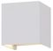 VT-759-12 8527 - 12W Cube LED Wall Light, White, 1100lm, 3000K, IP65