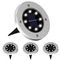 PELL0264 - Solar Powered LED Ground Lights, 5200K, IP44, Pack of 4
