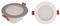 769515 - Stellar Dimmable Mini Panel LED Downlight with Interchangeable Bezels, 10W, 700lm, 4500K, IP44