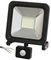 PELL0276 - LED Floodlight with PIR, 50W, 4000lm, 6000K, Black, IP44
