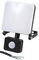 PELL0296 - LED Floodlight with PIR Sensor, 20W, 1400lm, 6000K, Black, IP44