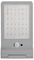 4058075267862 - 3W Solar Powered LED Door Light, 4000K, Cool White, 320lm, Silver, IP44
