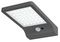 4058075267862 - 3W Solar Powered LED Door Light, 4000K, Cool White, 320lm, Silver, IP44